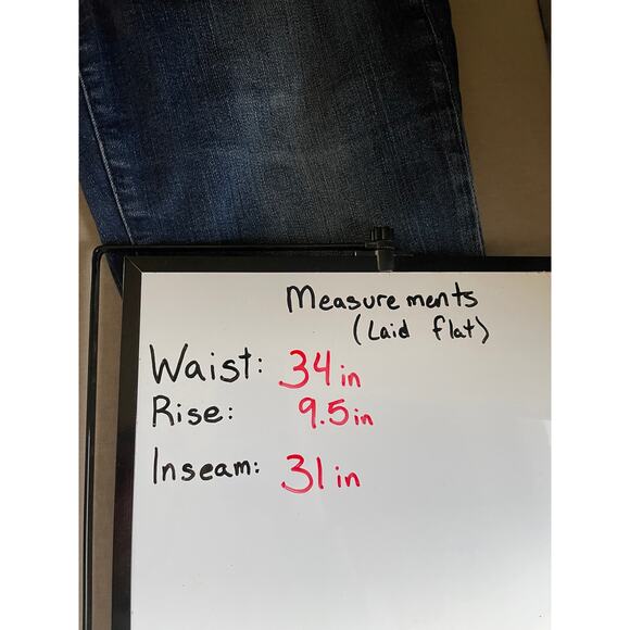 Gap Womens Bootcut Jeans Dark Indigo Denim Wash Classic Staple Size 27 Short - Picture 10 of 10